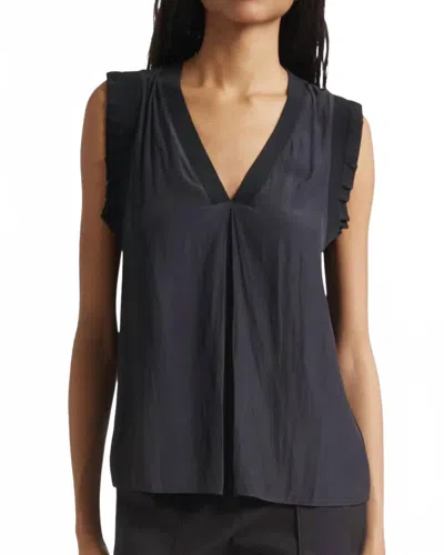 Ramy Brook Zandra V-neck Tank In Black