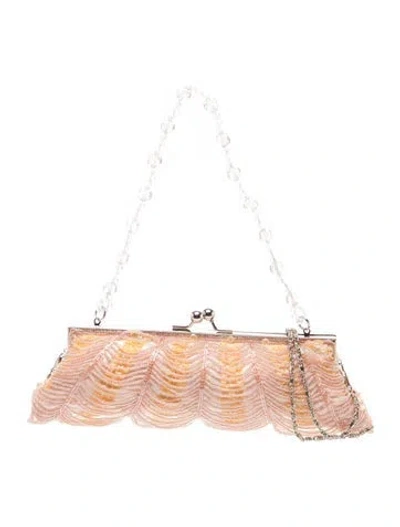 Pre-owned Randolph Duke Sequins Evening Bag In Pink