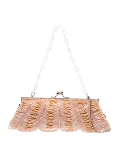Pre-owned Randolph Duke Sequins Evening Bag In Pink