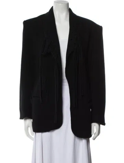 Pre-owned Randolph Duke Wool Coat In Black