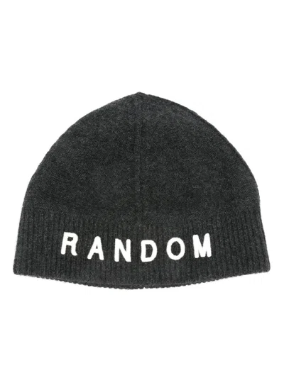 Random Identities Beanie With Ris Logo Accessories In 2 Grey