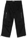 Random Identities Berlin Drop-crotch Trousers In Schwarz