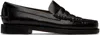 Random Identities Black Sebago Edition Double Penny Dan Loafers In Black