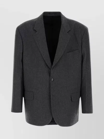 RANDOM IDENTITIES BLAZER WOOL BLEND BACK VENT