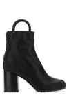 Random Identities Stivaletti In Pelle Nera Uomo In Black