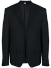 Random Identities Buttonless Long-sleeved Blazer In Schwarz