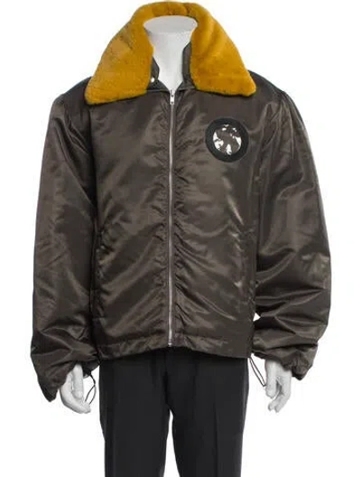 Pre-owned Random Identities Colorblock Pattern Puffer Coat W/ Tags In Multi