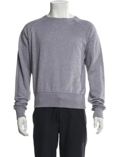 Pre-owned Random Identities Crew Neck Long Sleeve Sweatshirt In Gray