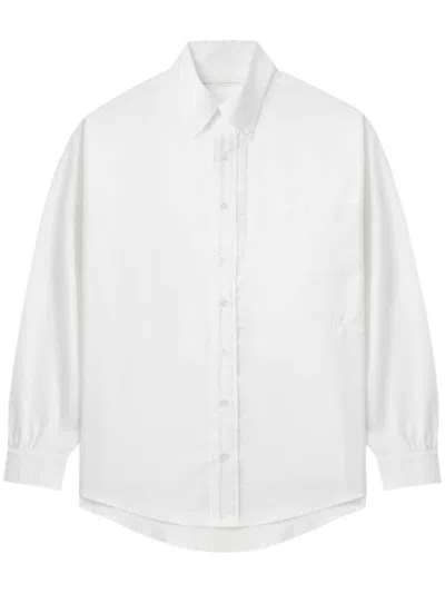 Random Identities Cut-out Shirt In White