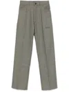 Random Identities Dogtooth Trousers In Neutrals