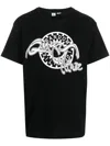 Random Identities Graphic-print Cotton T-shirt In Black