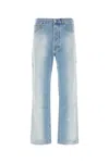 Random Identities Back Cut Denim Pants In Multi