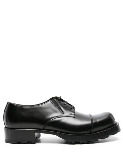 RANDOM IDENTITIES LEATHER DERBY SHOES