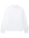 Random Identities Ruffled Cotton Sweatshirt