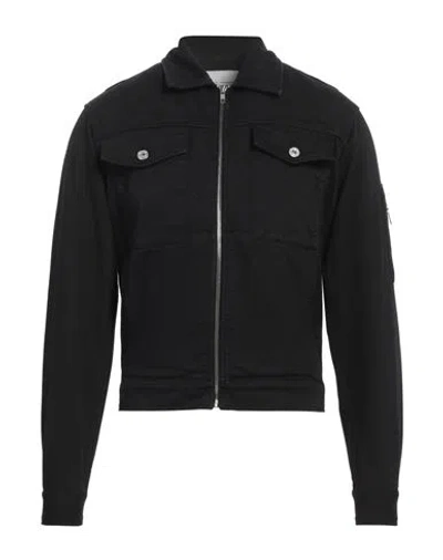 Random Identities Man Denim Outerwear Black Size Xs Cotton