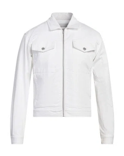 Random Identities Man Denim Outerwear White Size Xs Cotton