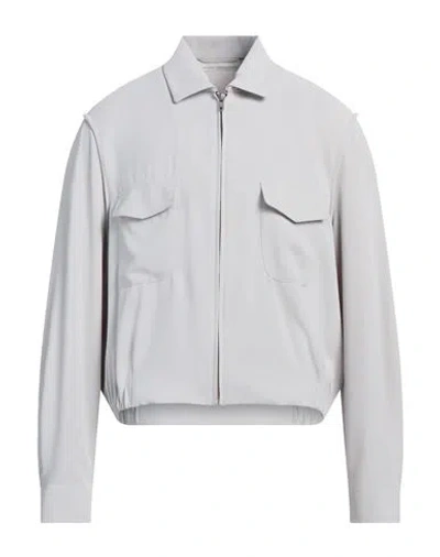 RANDOM IDENTITIES RANDOM IDENTITIES MAN SHIRT LIGHT GREY SIZE XL POLYESTER