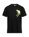 Random Identities Man T-shirt Black Size Xl Cotton In Black