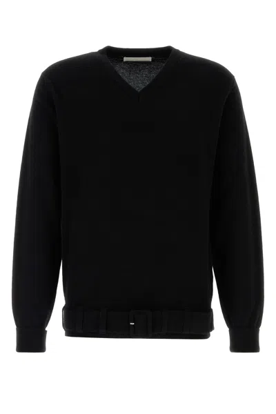 RANDOM IDENTITIES RANDOM IDENTITIES BLACK WOOL BLEND SWEATER