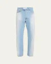 Random Identities Blue Cutout Jeans In Sunfade