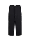Random Identities Black Berlin Baggies Cargo Pants In Black