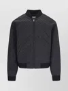 Random Identities Quilted Jacket With Ribbed Cuffs And Hem