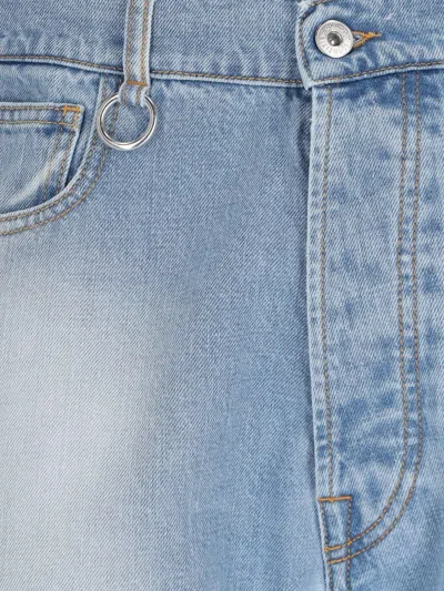 Random Identities Straight Jeans In Blue
