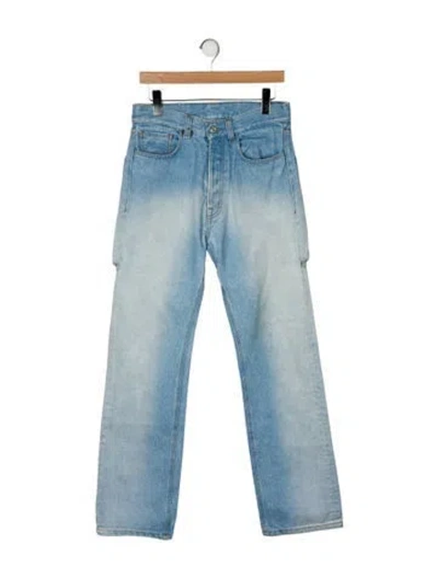 Pre-owned Random Identities Straight-leg Jeans In Blue