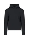 Random Identities Constructed Shoulder Hoody Clothing In Black