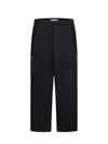 Random Identities Black Berlin Baggies Cargo Pants In Black