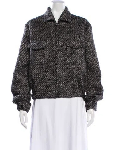 Pre-owned Random Identities Tweed Pattern Jacket In Multi