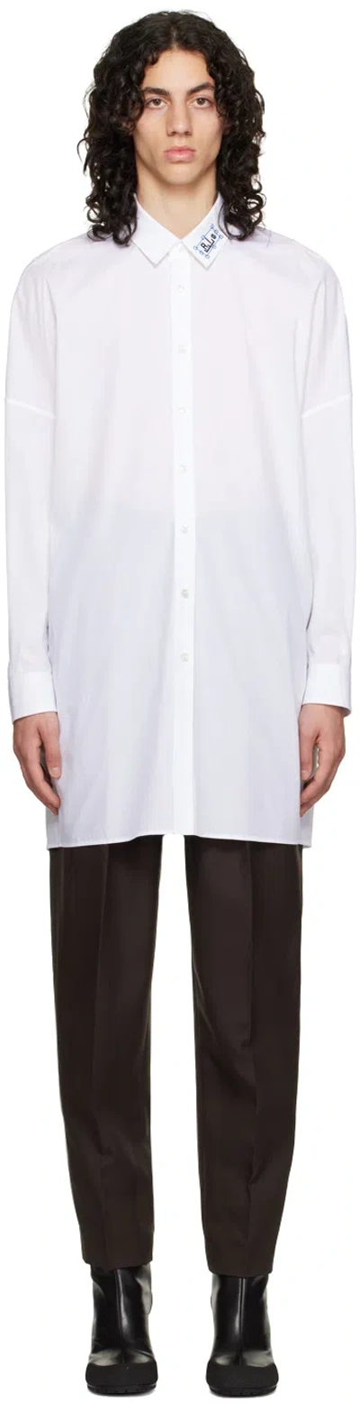 Random Identities White Embroidered Shirt In 19950 White