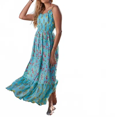 Ranee's Aqua Dress In Blue