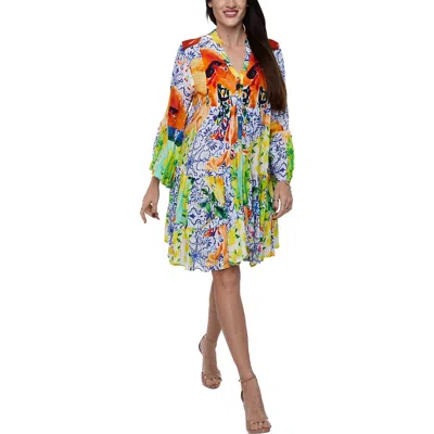 Ranee's Ranees Cotton Tiered Cover-up In Yellow