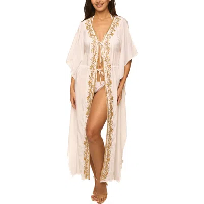 Ranee's Ranees Embellished Duster In White