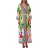 Ranee's Ranees Floral Longline Duster In Multi