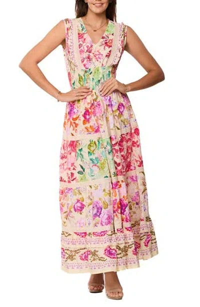 Ranee's Ranees Floral Maxi Dress In Multi