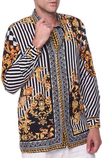 Ranee's Ranees Full Sleeves Resort Shirt In Multi