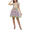 Ranee's Ranees Lace Minidress In Blue