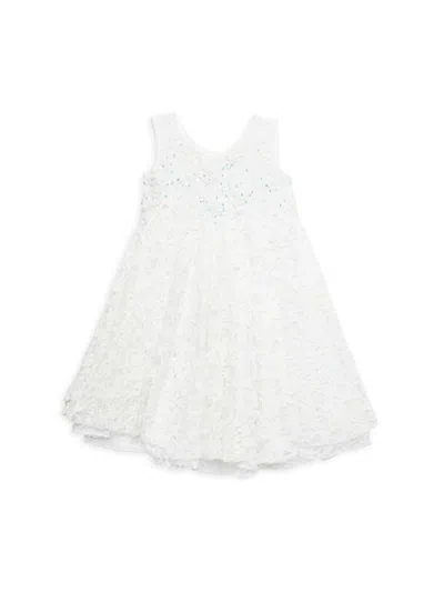 Ranee's Kids' Little Girl's & Girl's Sequin Lace Dress In White