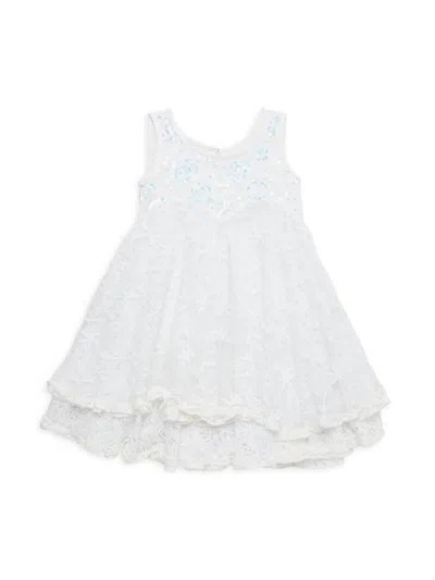Ranee's Kids' Little Girl's & Girl's Sequin Lace Dress In White