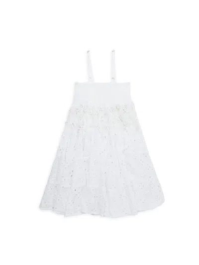 Ranee's white eyelet coverup