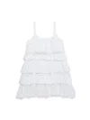RANEE'S LITTLE GIRL'S & GIRL'S TIERED POM LACE DRESS