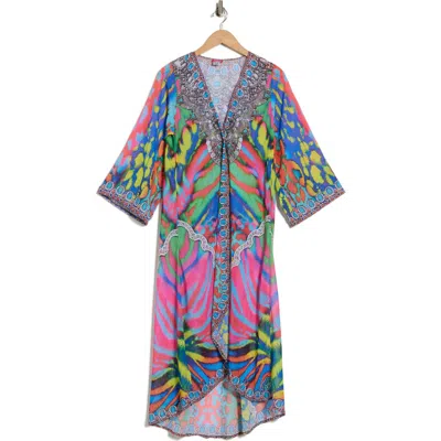 Ranee's Ranees Longline Duster In Blue