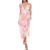 Ranee's Ranees Love Plunge Maxi Sundress In Pink