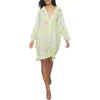 Ranee's Ranees Oversize Button-up Shirt In Green