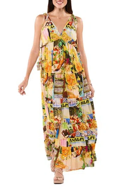 Ranee's Ranees Print Maxi Dress In Multi