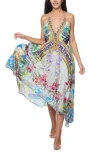 Ranee's Ranees Print Sundress In Green