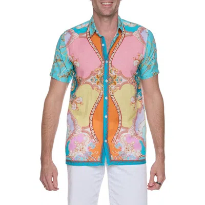 Ranee's Ranees Printed Linen & Cotton Shirt In Multi
