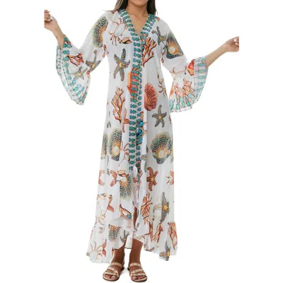 Ranee's Ranees Starfish Ruffle Duster In White